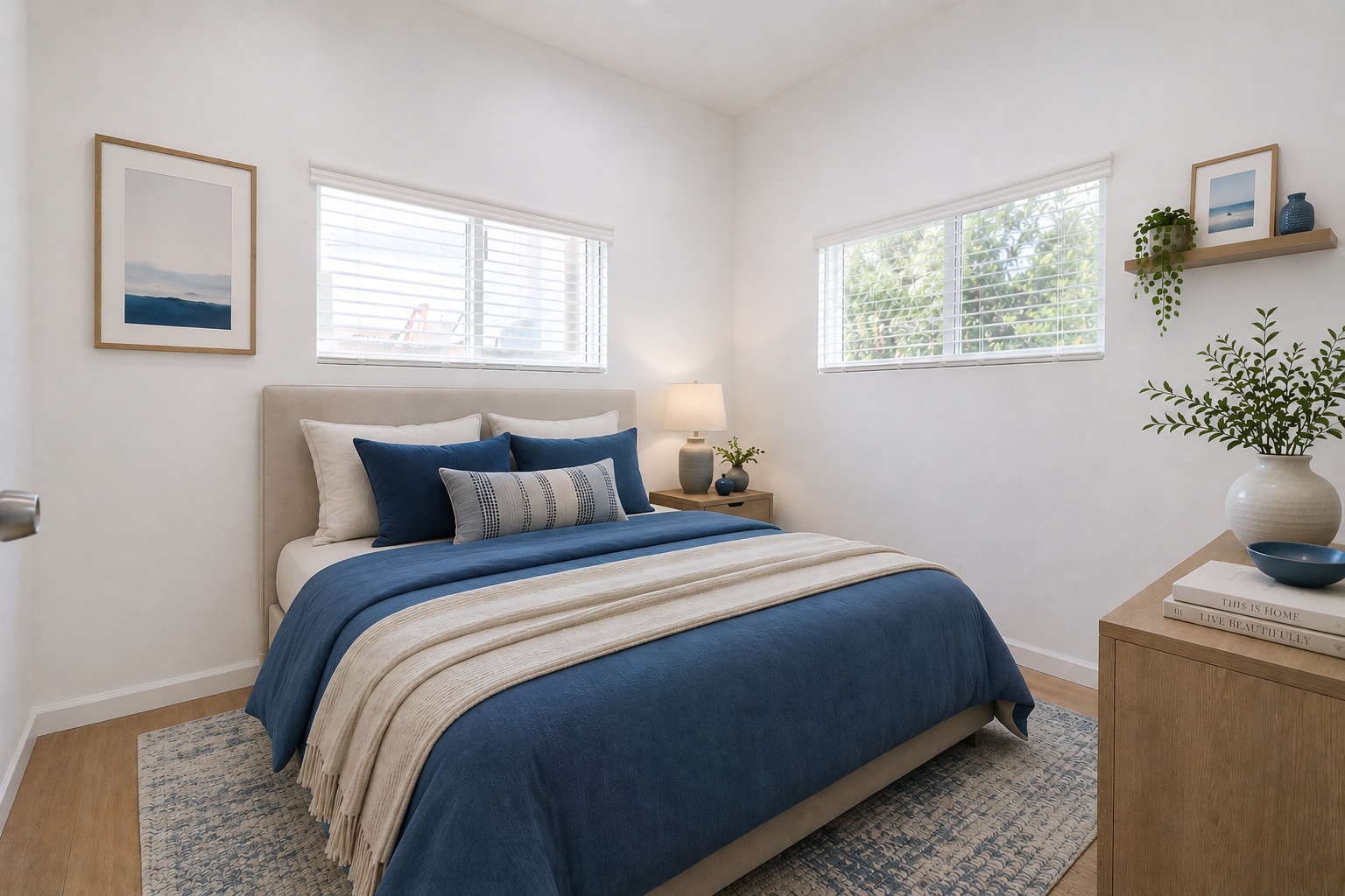 Bed 2.The furniture/decor in this image are virtual representation, intended to provide an example. - 4538 1/2 Dozier St