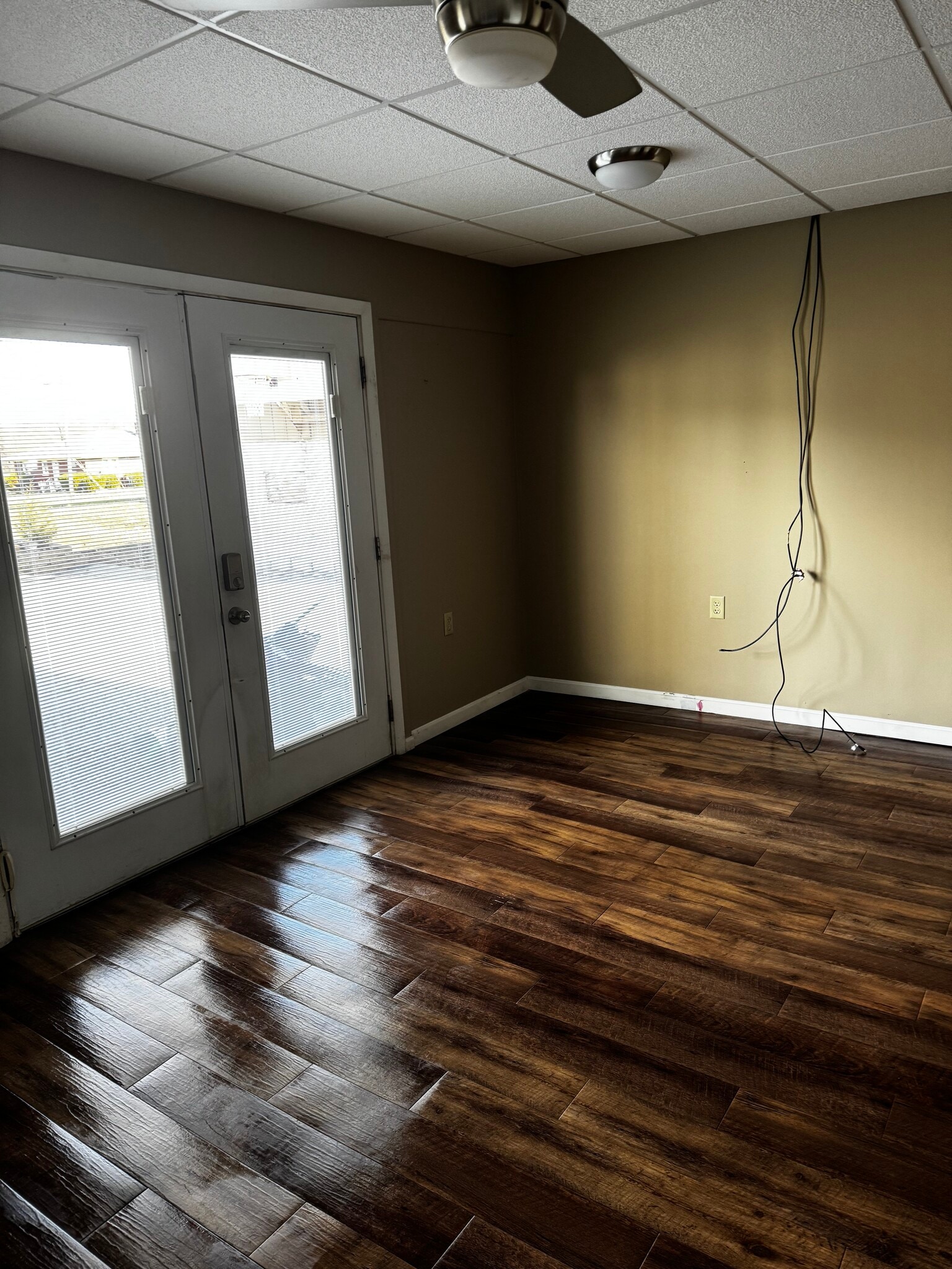 Living room with French Doors. - 704 Main St