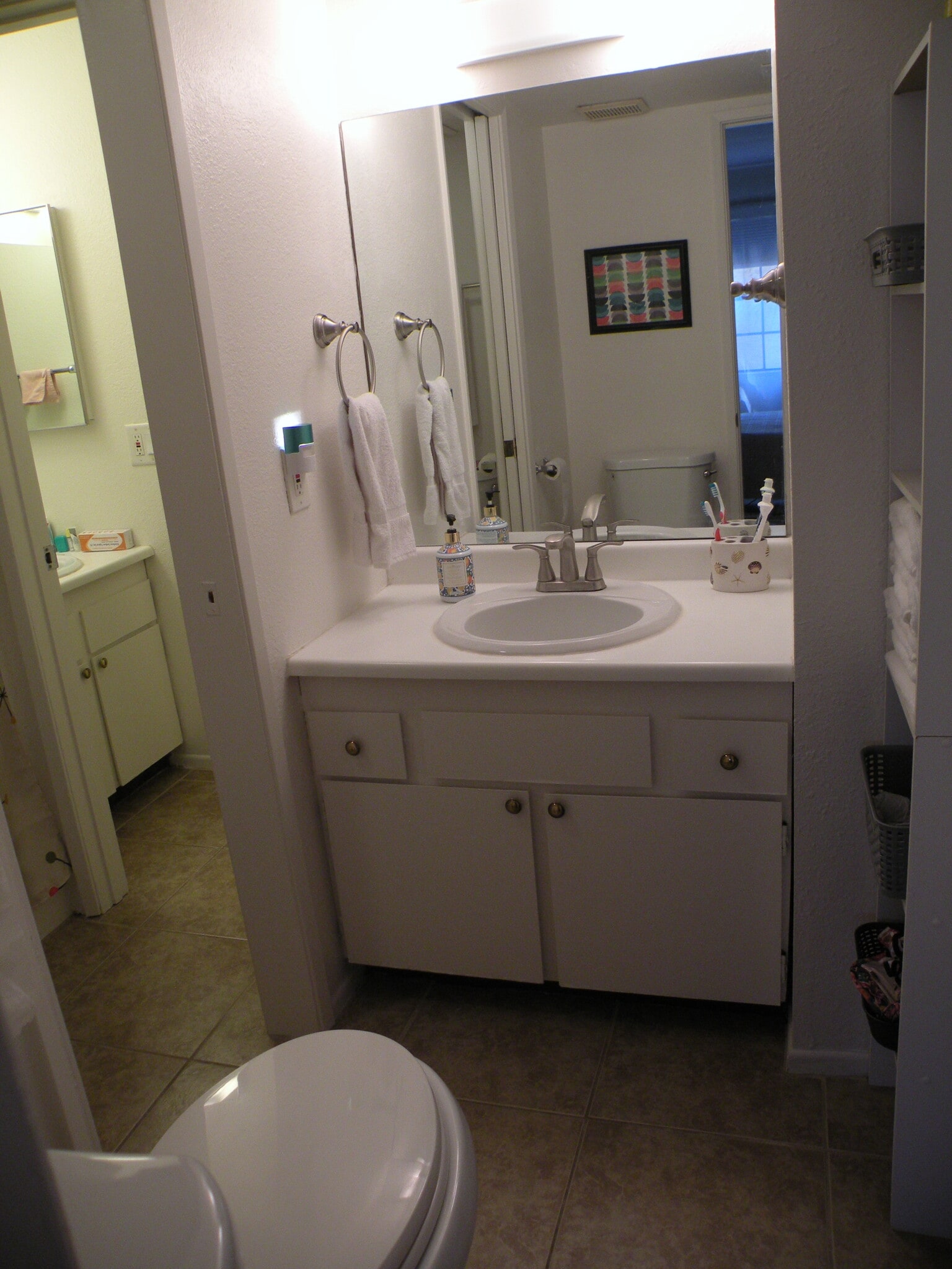 Bathroom. Everything super clean! - 5300 E Waverly Dr