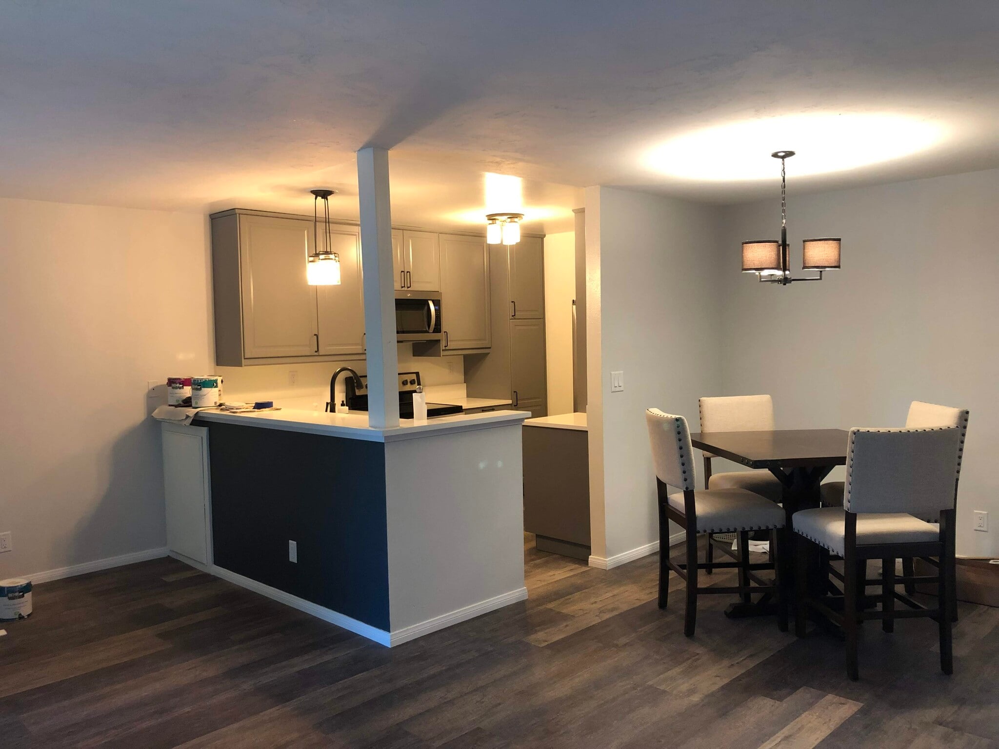 Kitchen with Bar - 4045 E 3rd St