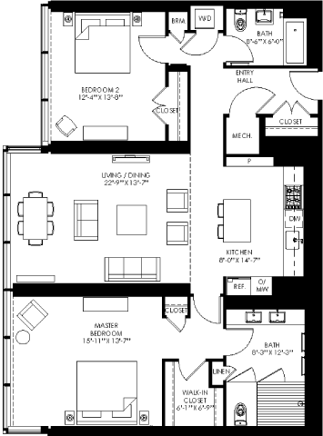 Floorplan - Apartments at Westlight