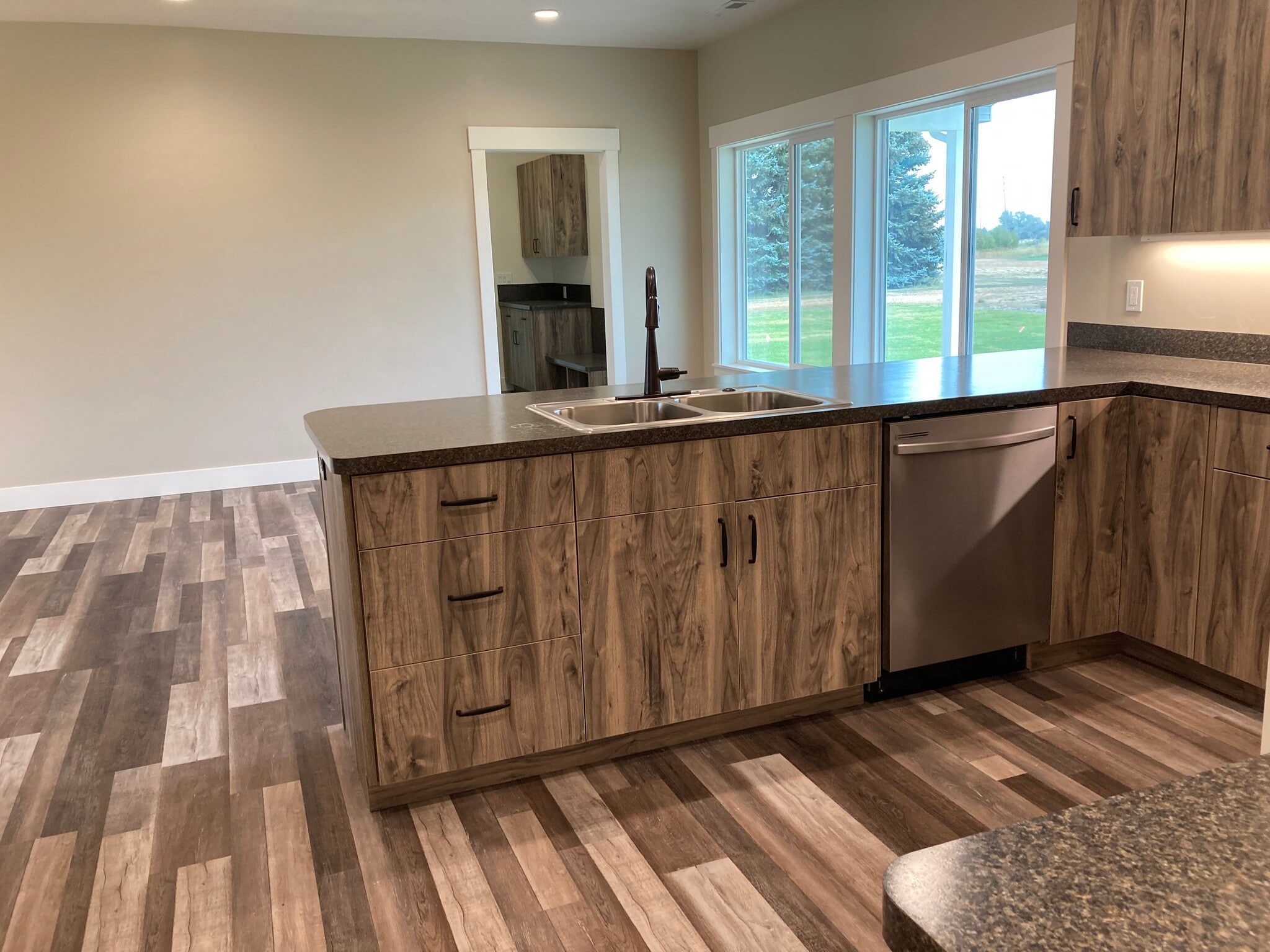 kitchen into dining - 1219 N 1150 E