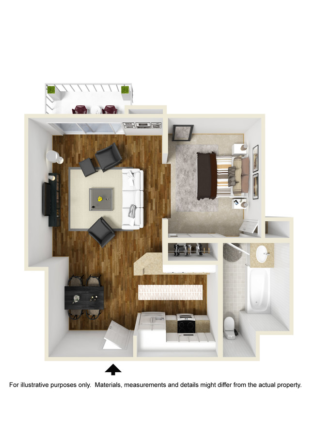 Floorplan - Palm Royale Apartments