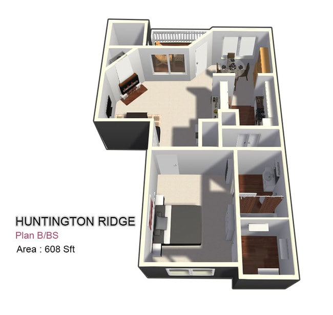 One Bed / One Bath - Huntington Ridge