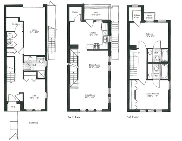 2BR/3BA - 3604-3622 S State St