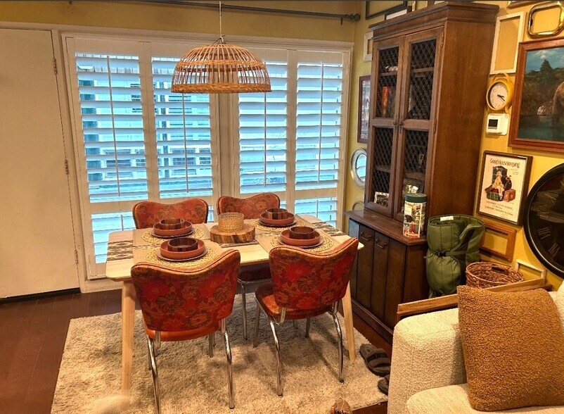 New shutters - and as furnished by current resident - 73 F St E