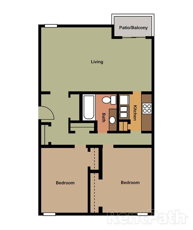 Floorplan - Lake Camelot Apartments