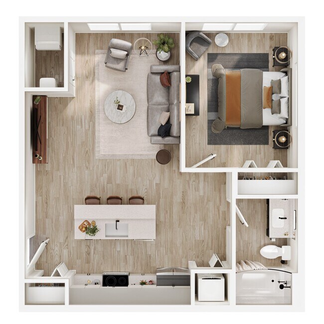 3233-C1 Floorplan - Prospect Flats