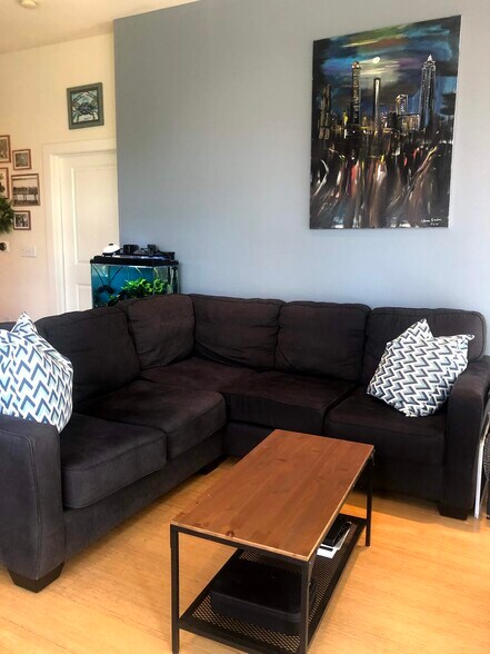 Living area - 924 Garrett St