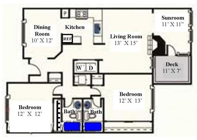 Floorplan - Park at Oak Ridge