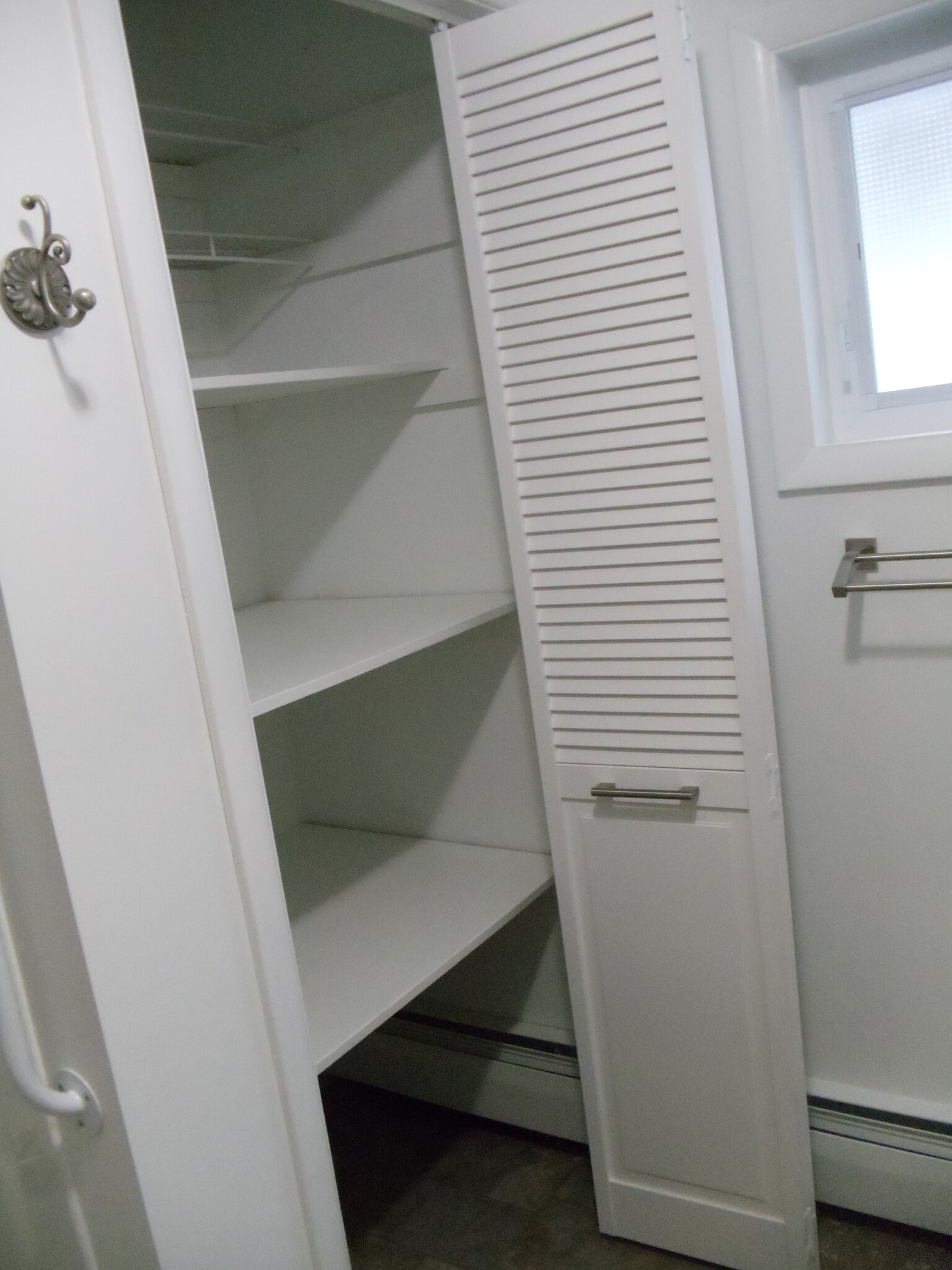 linen closet in full bath - 376 Miller St