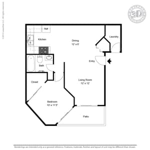 1BR/1BA 660 sqft - Silver Creek