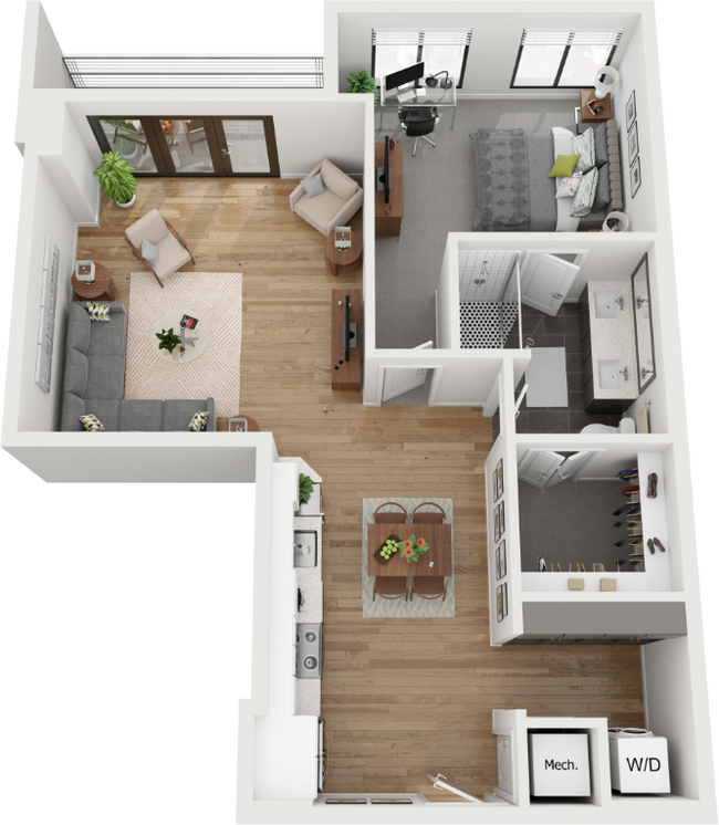 Floorplan - Deca Apartments