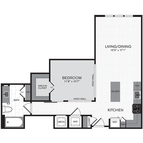 Floorplan - The Parker at Huntington Metro