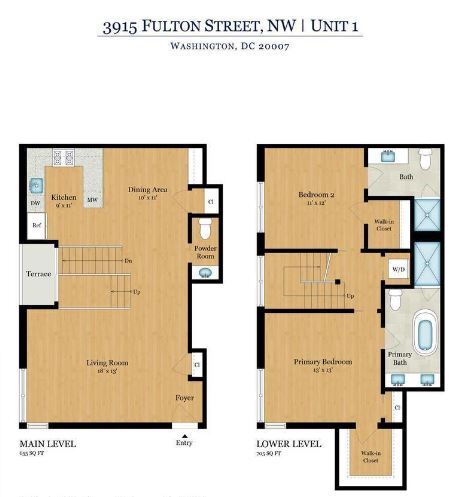 Floor plan - 3919 Fulton St NW