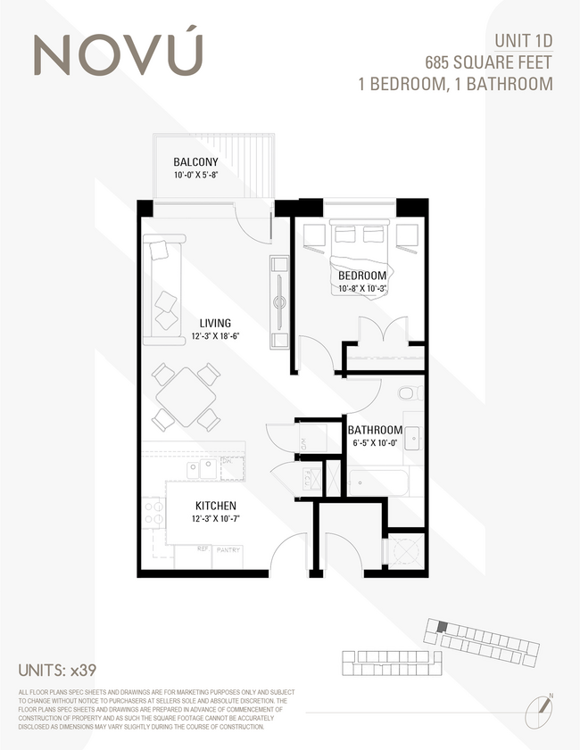 Floorplan - Novu Apartments