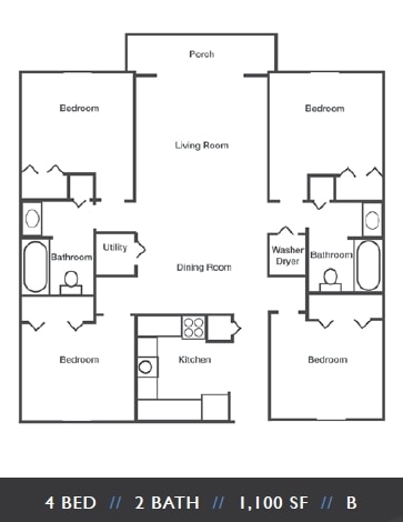 4BR/2BA - Stadium View II