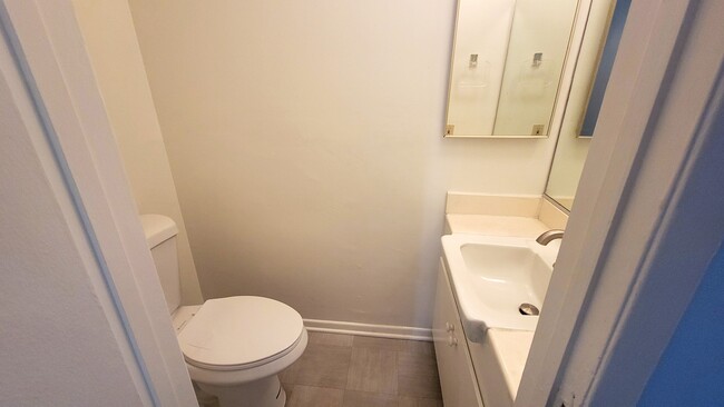 1/4 bathroom - new toilet - 1323 S Carmelina Ave