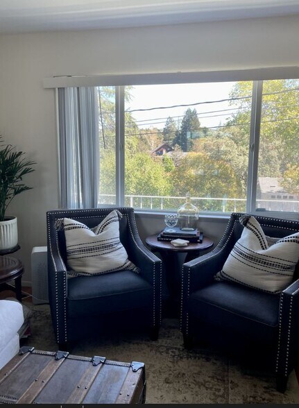view from family room, facing east - 129 Margarido Dr