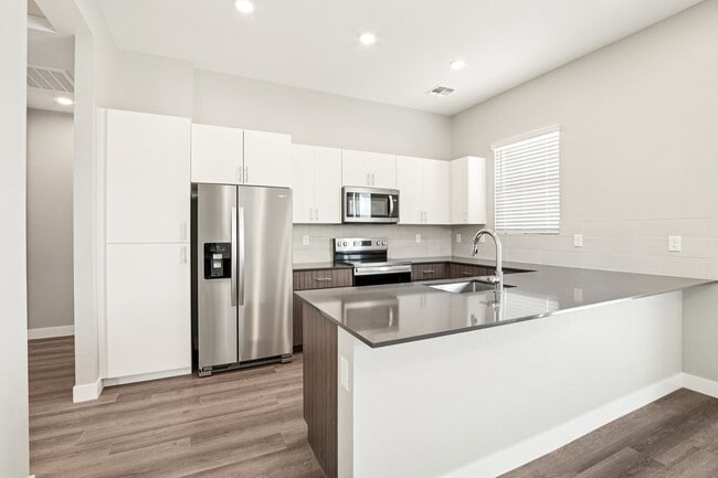 The Flats - Unit 2A Kitchen - The Flats at Jasper