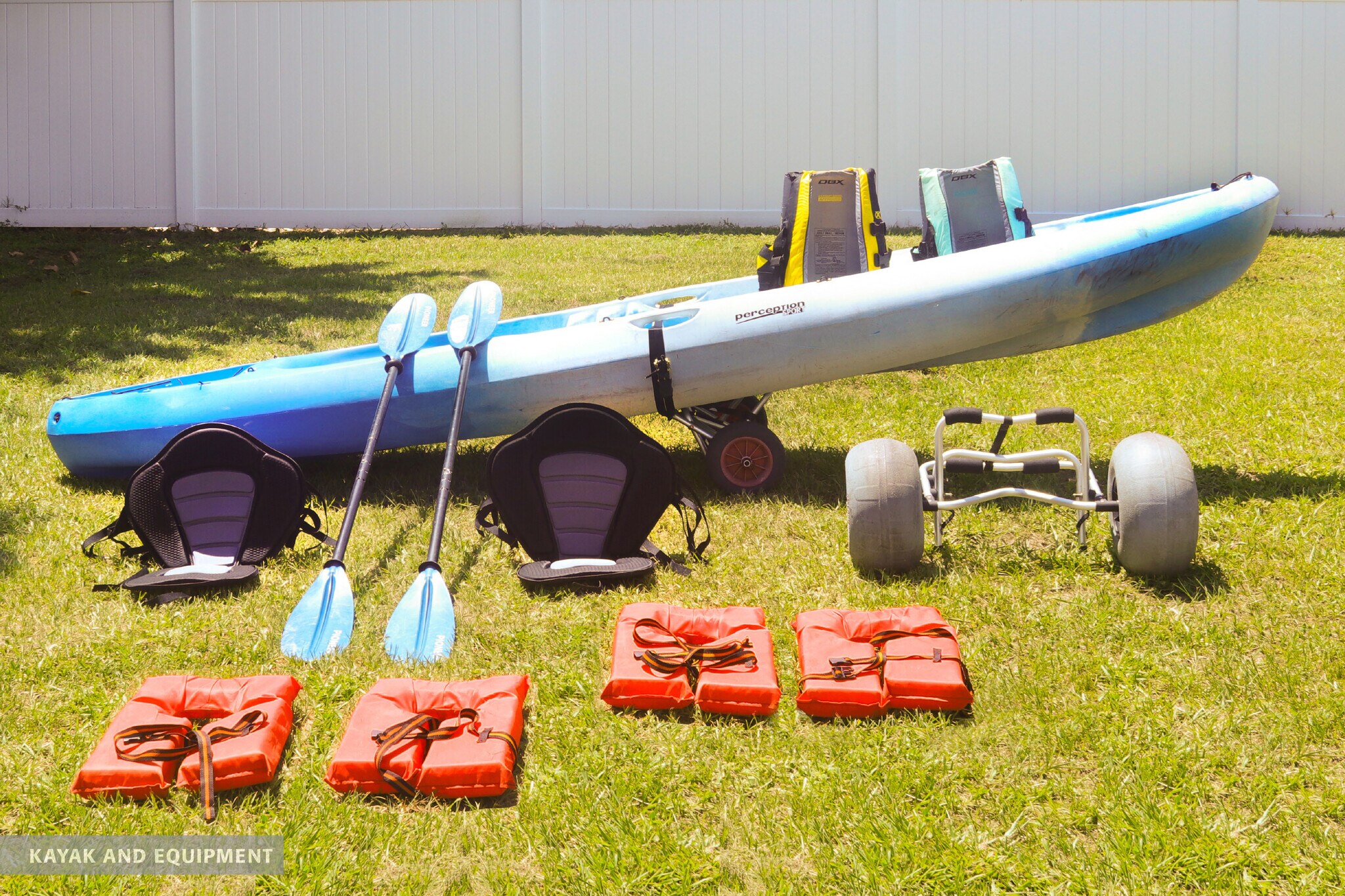 Kayak and Equipment - 1730 Livingstone St