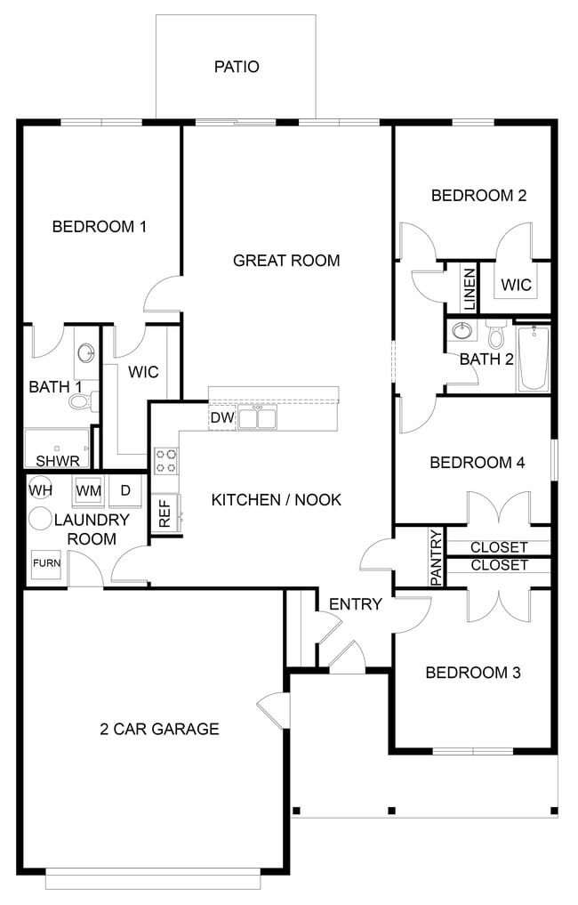 Bayhill Floor Plan - Woods at Countryside Crossing