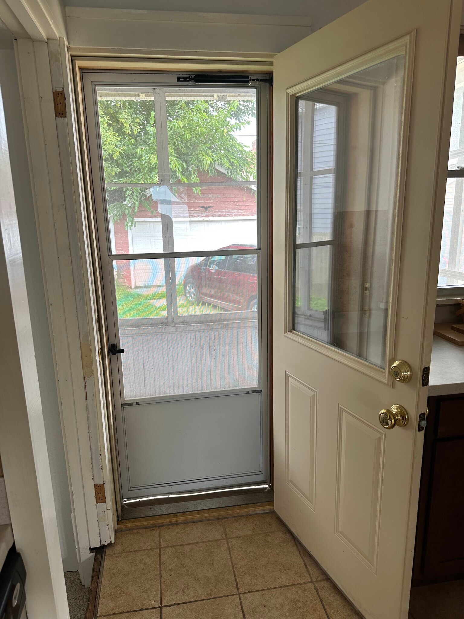 Door to back porch - 524 W Shore Dr