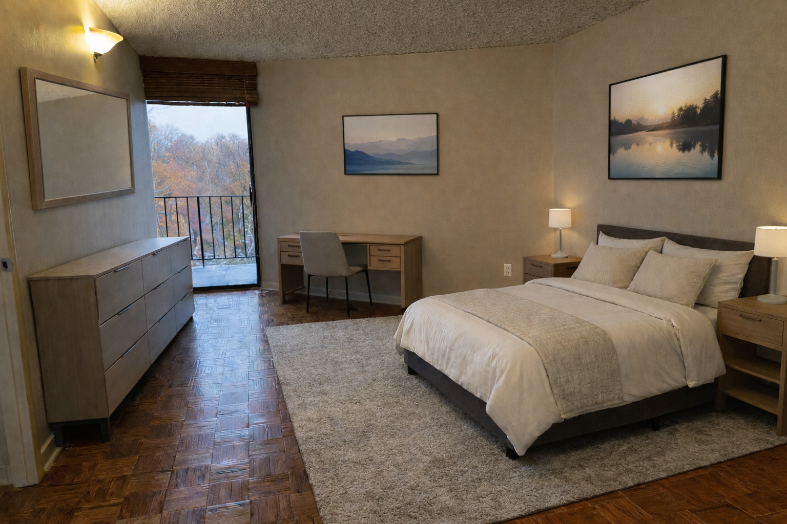 Primary with Desk/Seating Area (virtually staged) - 19 Rock Hill Rd