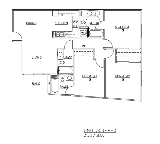 Floorplan - Orlando on Third by Wiseman