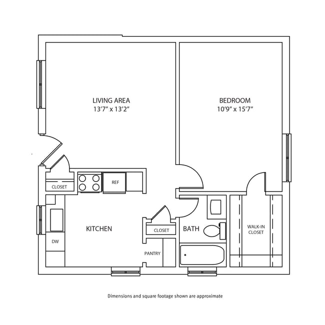 Floorplan - Pearl Apartments