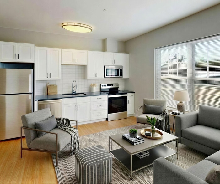 Flat with One Bedroom – Open Living Area - Founders Square — New Luxury Apartments on Windsor's Historic Town Green