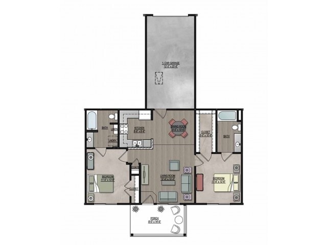 Floorplan - Flats at Greenway