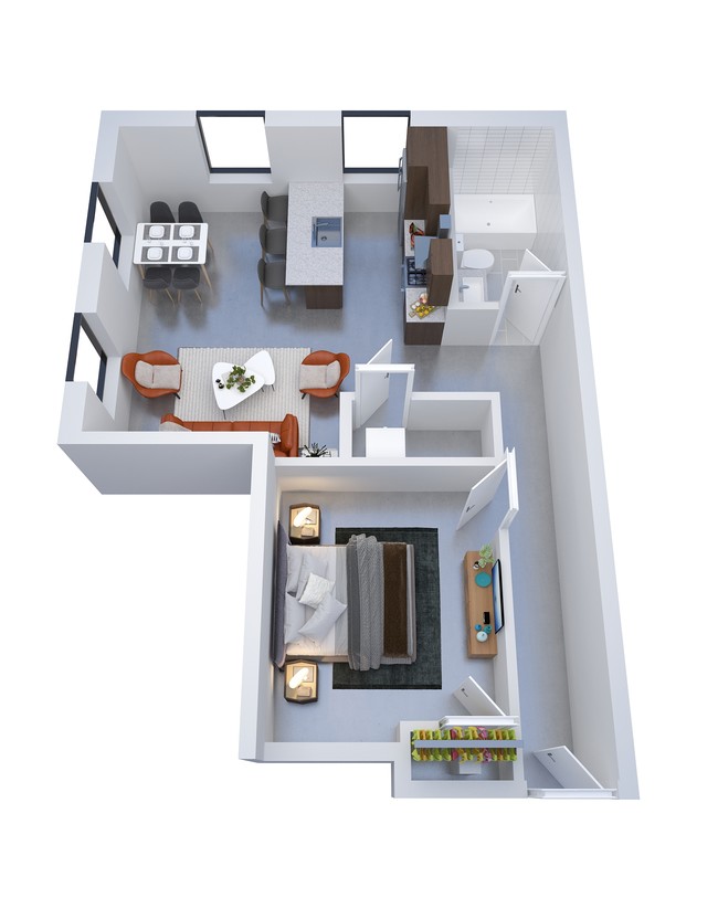 Floorplan - Peanut Factory Flats