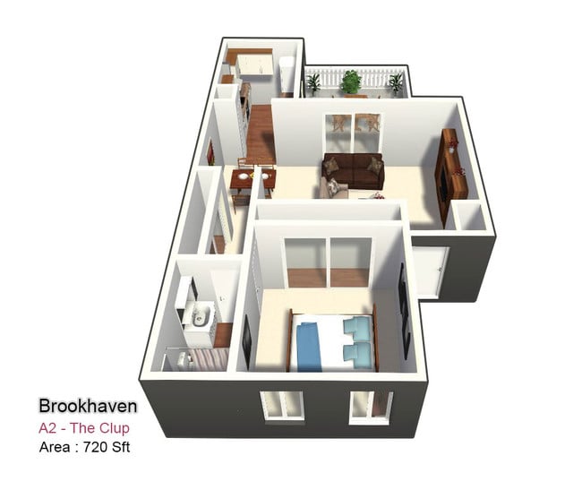 One Bed / One Bath - Brookhaven