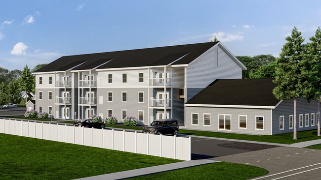 Entrance Building 1 Rendering - Mineral Lofts