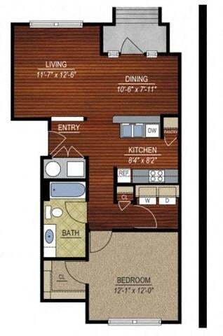 Floorplan - East Village at Avondale Meadows Apartments