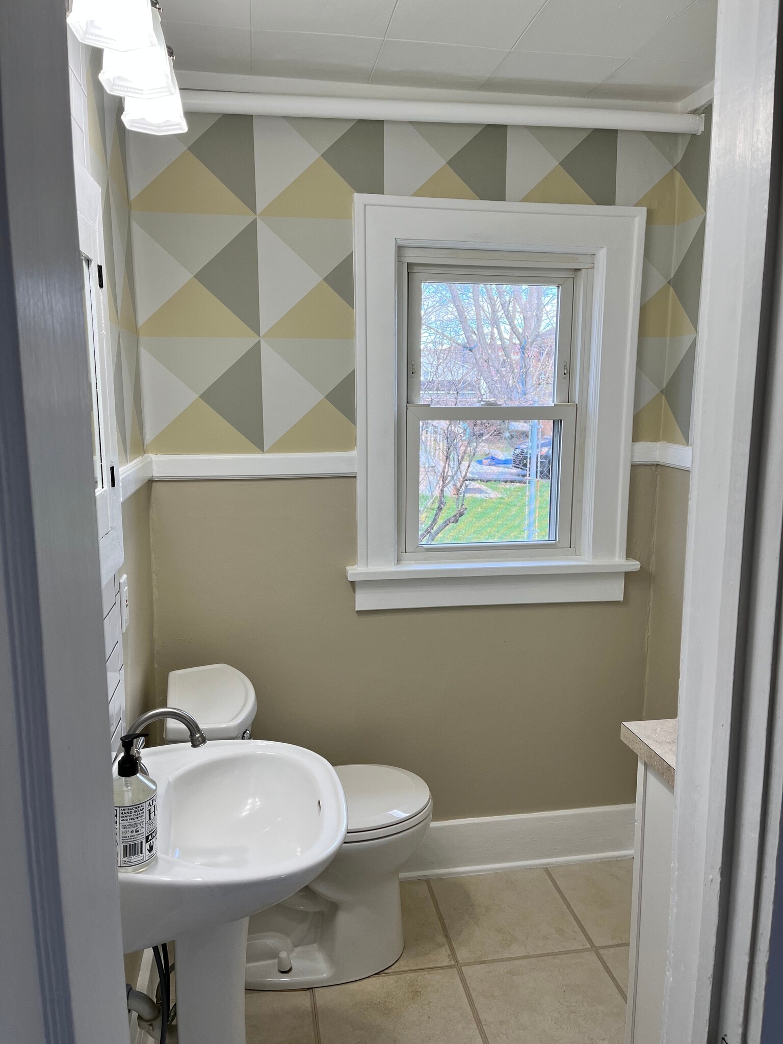 1/2 bath off of the primary - 109 Westwood Ave