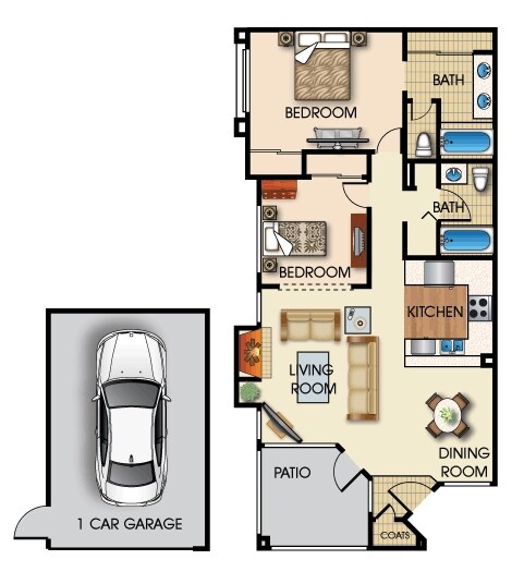 Orion - Creek View Condominium Rentals