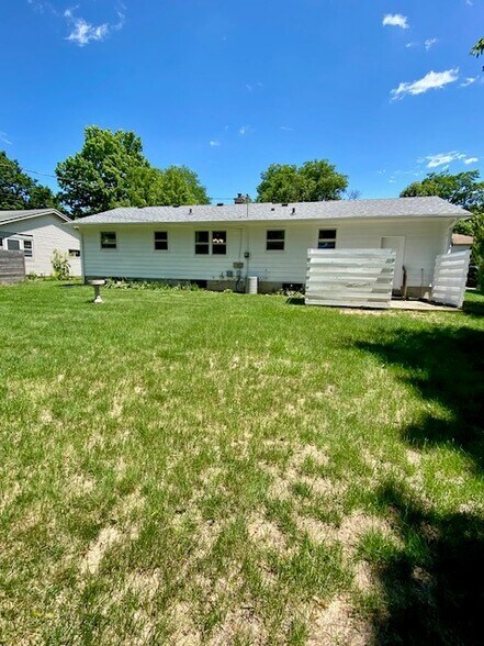 Backyard towards the house - 310 Eugenia Ave