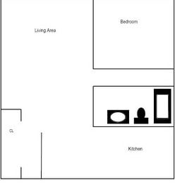 1BR/1BA - Library Park Apartments