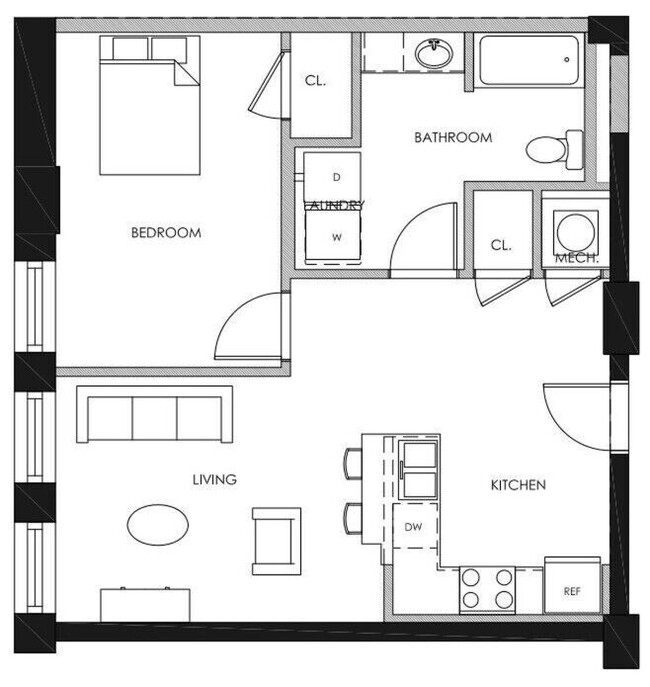 Floorplan - Sands Senior Apartments