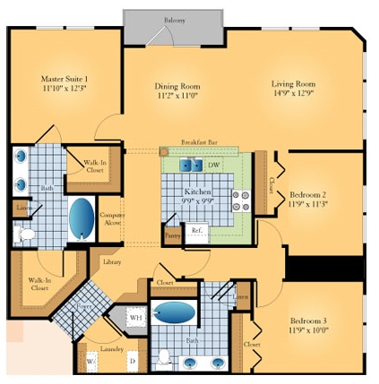 3BR/2BA - Madison Square at Dunwoody