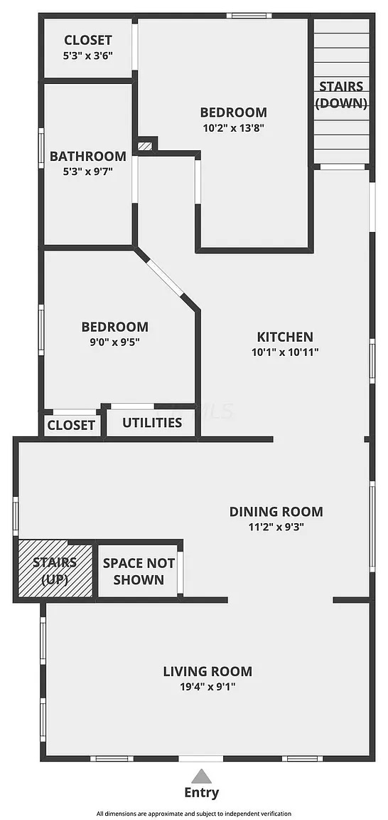 Main layout - 2864 E 10th Ave