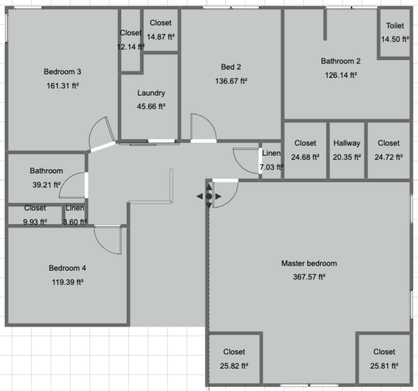 Floor 2 Layout - 1925 Gregory Run NE
