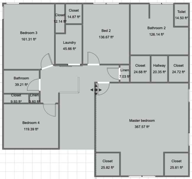 Floor 2 Layout - 1925 Gregory Run NE