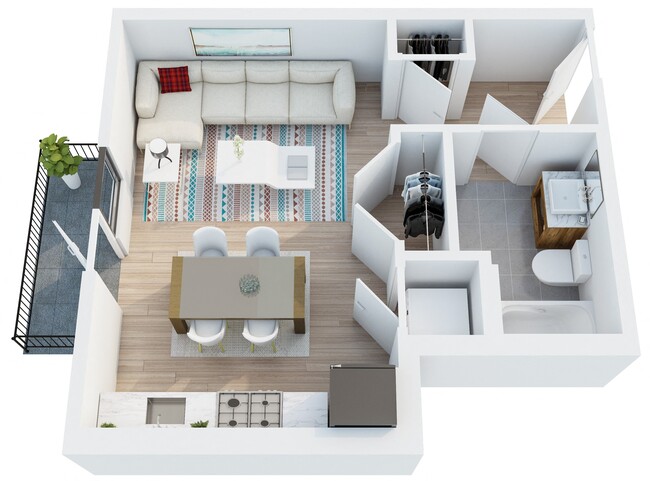 Floorplan - The Riviera on Semmes