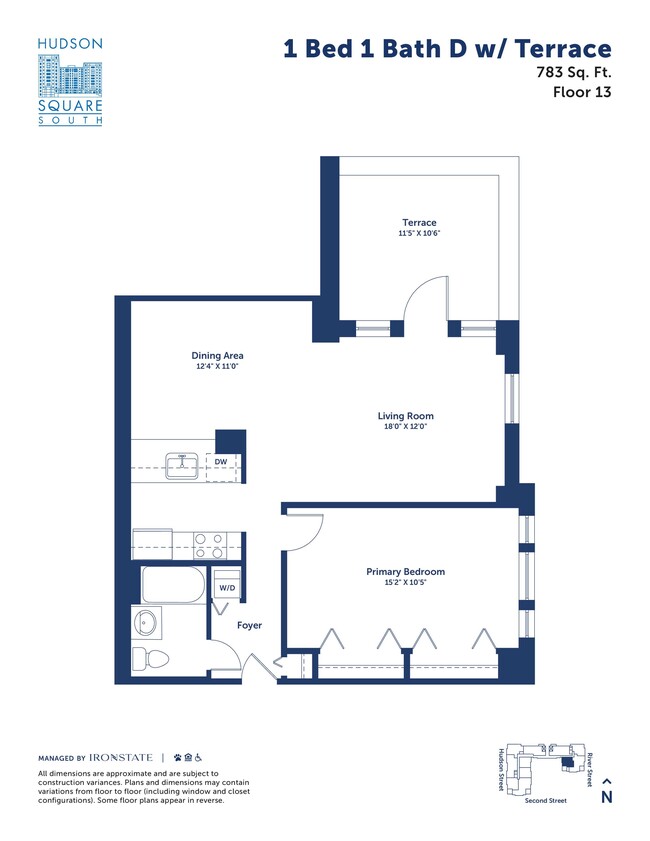 Floorplan - Hudson Square South