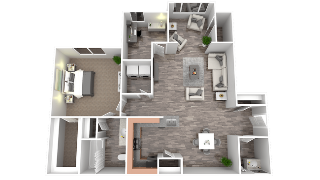 Floorplan - Preston Run Apartments