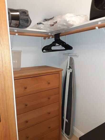 Large closet with dresser - 2422 N Drake Ave