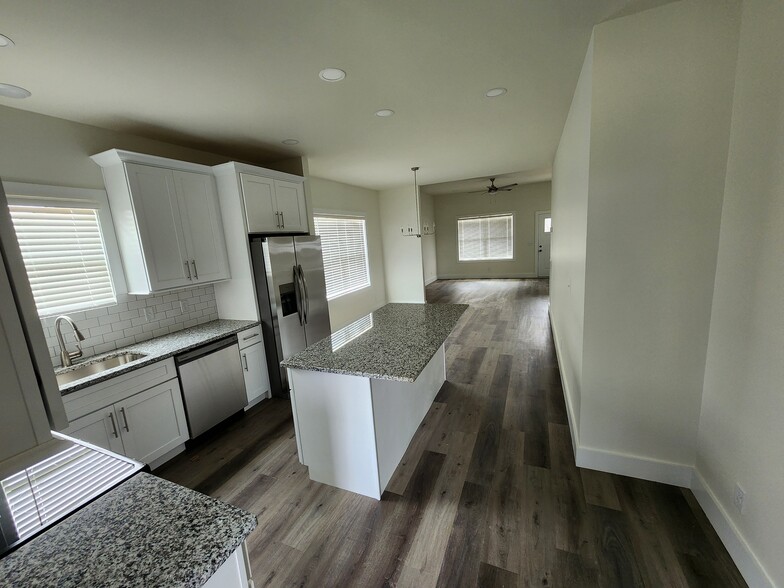 kitchen from back hallway - 710 Miriah Dr